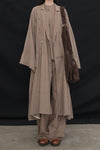 Mutedance 24 Autumn and Winter Single Button Long Coat MD-MD24FW46-CELADON